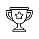 icon_science_trophy_minimal_outline icon preview