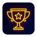 icon_science_trophy_neon icon preview