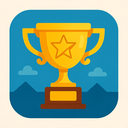 icon_science_trophy_origami icon preview