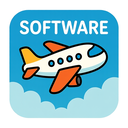 icon_software_airplane_cartoon icon preview