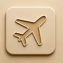 icon_software_airplane_embossed icon preview