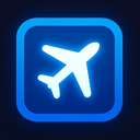 icon_software_airplane_glow_effect icon preview
