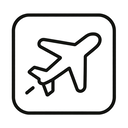 icon_software_airplane_line_art icon preview