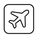 icon_software_airplane_minimal_outline icon preview