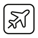 icon_software_airplane_monochrome icon preview