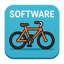 icon_software_bicycle_cartoon icon preview