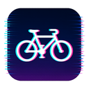 icon_software_bicycle_digital_glitch icon preview