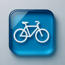 icon_software_bicycle_glassy icon preview