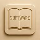 icon_software_book_embossed icon preview