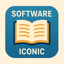icon_software_book_iconic icon preview