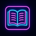 icon_software_book_neon icon preview