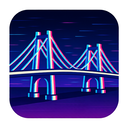 icon_software_bridge_digital_glitch icon preview