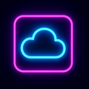 icon_software_cloud_neon icon preview
