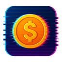 icon_software_coin_digital_glitch icon preview