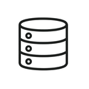 icon_software_database_minimal_outline icon preview