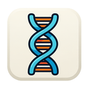 icon_software_dna_strand_cartoon icon preview