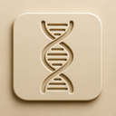 icon_software_dna_strand_embossed icon preview