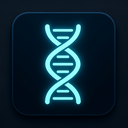icon_software_dna_strand_glow_effect icon preview