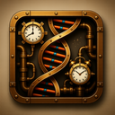 icon_software_dna_strand_steampunk icon preview