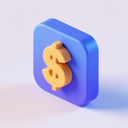 icon_software_dollar_sign_3d_isometric icon preview
