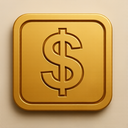 icon_software_dollar_sign_embossed icon preview