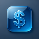 icon_software_dollar_sign_glassy icon preview