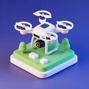 icon_software_drone_3d_isometric icon preview