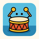icon_software_drum_cartoon icon preview