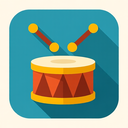 icon_software_drum_flat_design icon preview