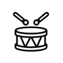 icon_software_drum_monochrome icon preview