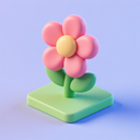 icon_software_flower_3d_isometric icon preview