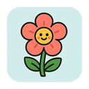 icon_software_flower_cartoon icon preview