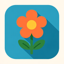 icon_software_flower_flat_design icon preview