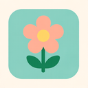 icon_software_flower_flat_pastel icon preview