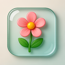icon_software_flower_glassy icon preview
