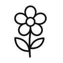 icon_software_flower_minimal_outline icon preview