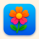 icon_software_flower_vibrant_colors icon preview