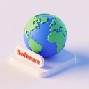 icon_software_globe_3d_isometric icon preview