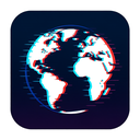 icon_software_globe_digital_glitch icon preview