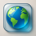 icon_software_globe_glassy icon preview