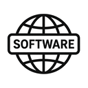 icon_software_globe_monochrome icon preview