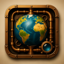 icon_software_globe_steampunk icon preview