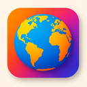 icon_software_globe_vibrant_colors icon preview