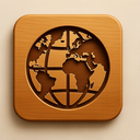 icon_software_globe_wooden icon preview