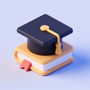 icon_software_graduation_cap_3d_isometric icon preview