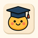 icon_software_graduation_cap_cartoon icon preview