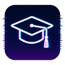 icon_software_graduation_cap_digital_glitch icon preview