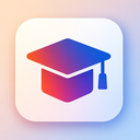 icon_software_graduation_cap_gradient icon preview
