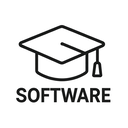 icon_software_graduation_cap_minimal_outline icon preview