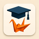 icon_software_graduation_cap_origami icon preview